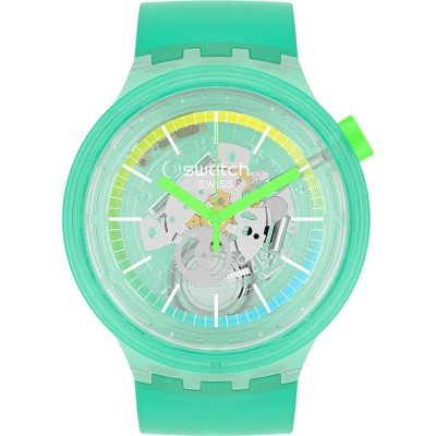 Montre Swatch Big Bold SO27L100-5300 Turquoise pay!