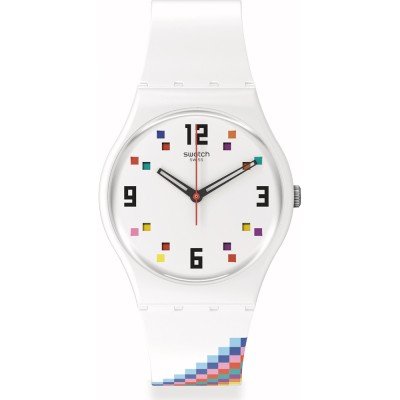 Montre Swatch Originals Medium (34mm) SO28W700 Merry-go-round Squares