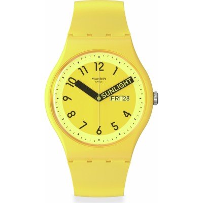 Montre Swatch Originals Large (41mm) SO29J702 Proudly Yellow