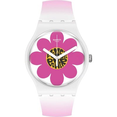 Montre Swatch Originals Large (41mm) SO32M104 Flower Hour