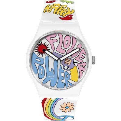 Montre Swatch Originals Large (41mm) SO32W108-5300 Peacepay!