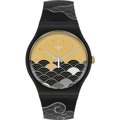 Montre Swatch Originals Large (41mm) SO32Z105 Cloud sea