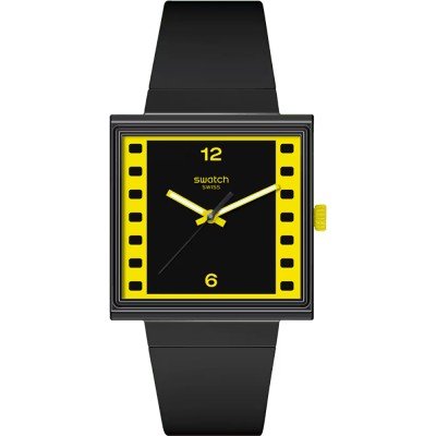 Montre Swatch What If - Square SO34Z100 What If... LOCARNO77