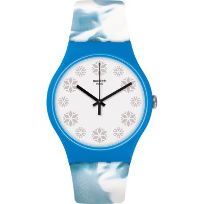 Montre Swatch Originals Large (41mm) SUOZ275 Dream of snow