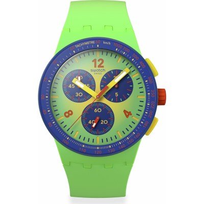 Montre Swatch New Chrono Plastic SUSG101 Flowing Freshly