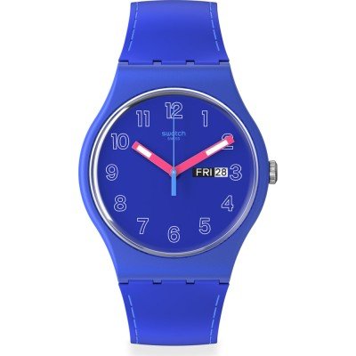 Montre Swatch Originals Large (41mm) SO29N705 Cobalt Disco