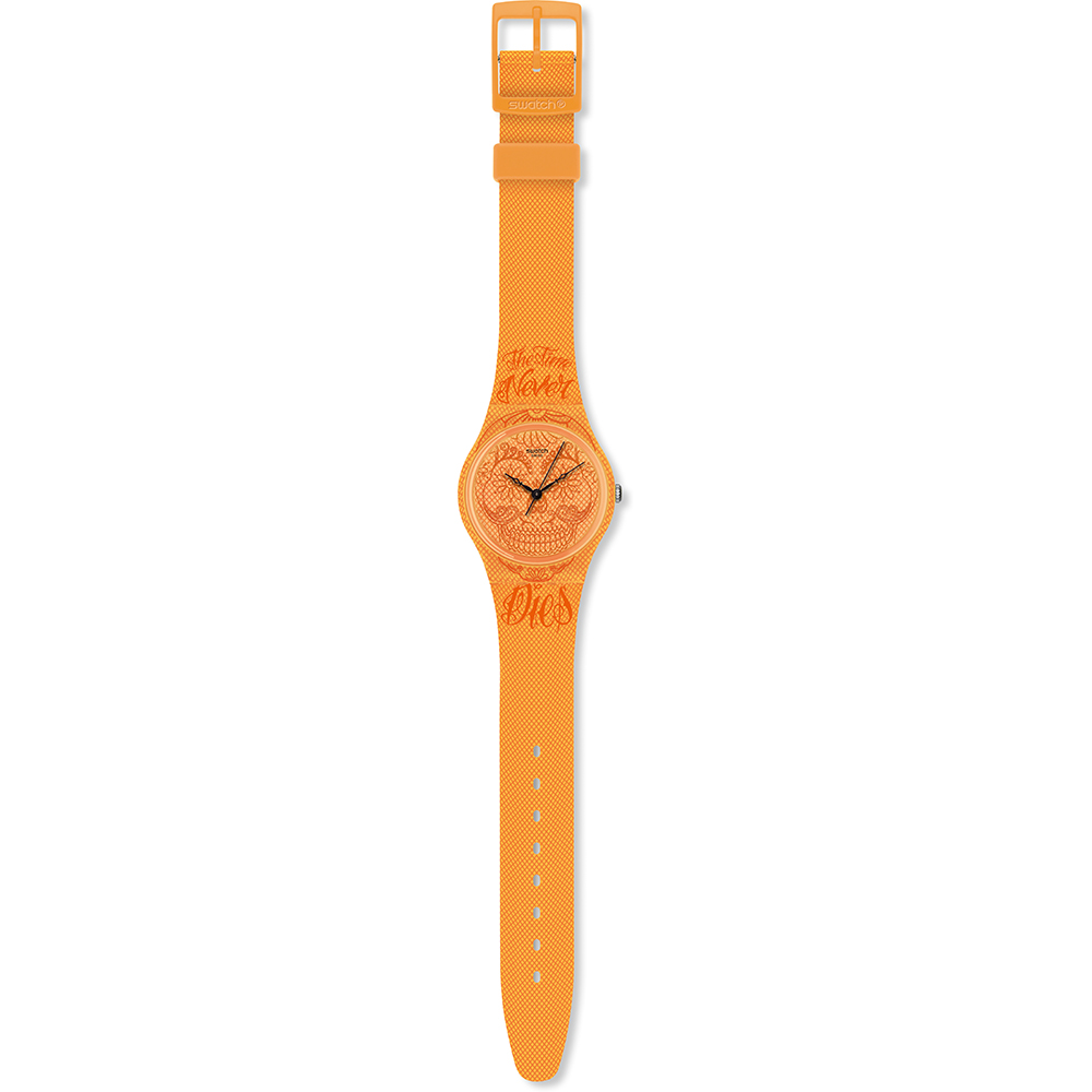 Montre Swatch Originals Medium (34mm) GO110 Time Never Dies Orange