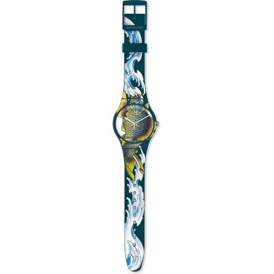 Montre Swatch Originals Large (41mm) SUOZ152 Waved Koi