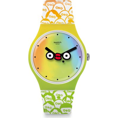 Montre Swatch Originals Large (41mm) SUOZ303 What's Yo Face