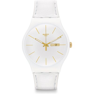 Montre Swatch Originals Large (41mm) SUOW703 White Character