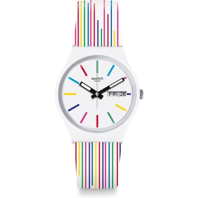 Montre Swatch Originals Medium (34mm) GW712 White Samba