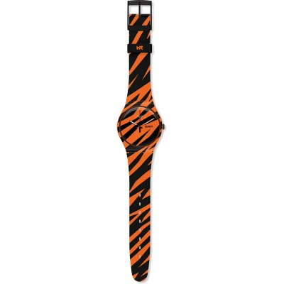 Montre Swatch Originals Large (41mm) SUOZ703 Wonder Zebra