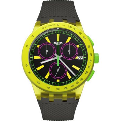 Montre Swatch New Chrono Plastic SUSJ402 Yel-Lol