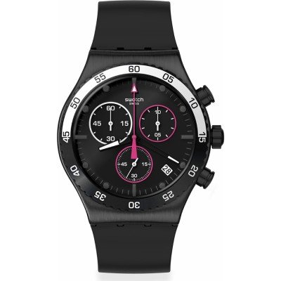 Montre Swatch Irony - Chrono New YVB413 Magenta at Night