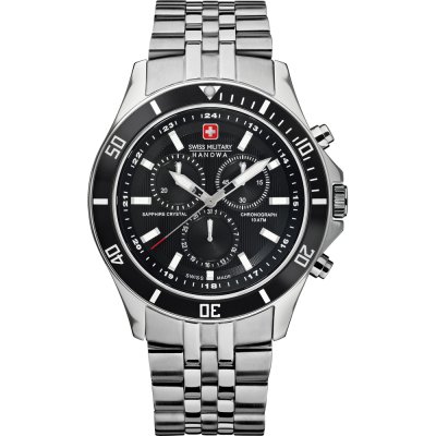 Montre Swiss Military Hanowa 06-5183.04.007 Flagship Chrono Black